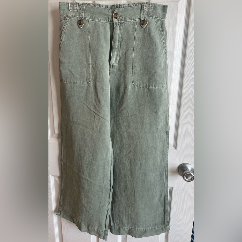 Cynthia Rowley Mint Green Wide Leg Pants